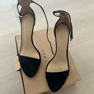 Zara Elegant Black Heels for Women